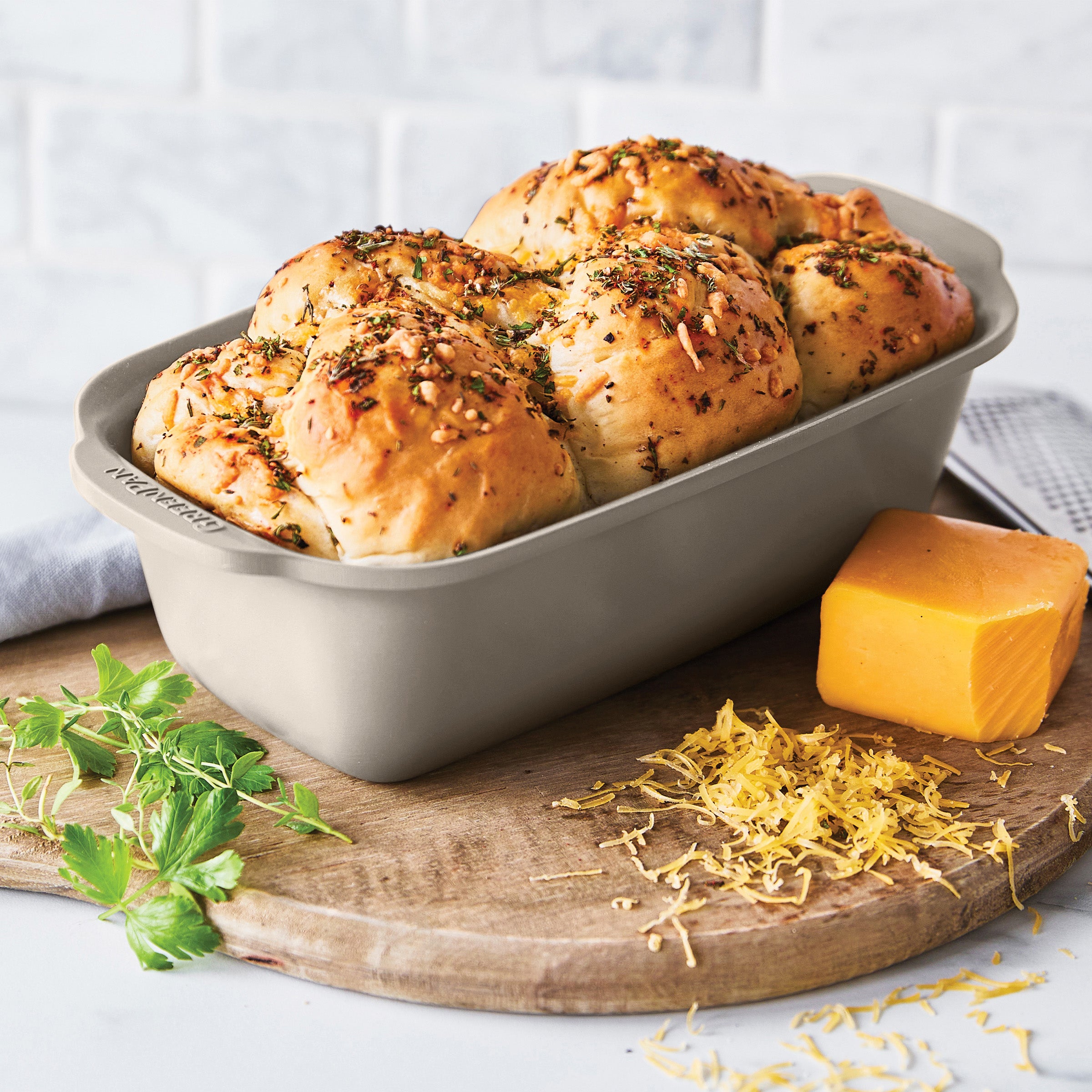 Premiere Ovenware Ceramic Nonstick 5-Piece Set | Taupe - Image 11