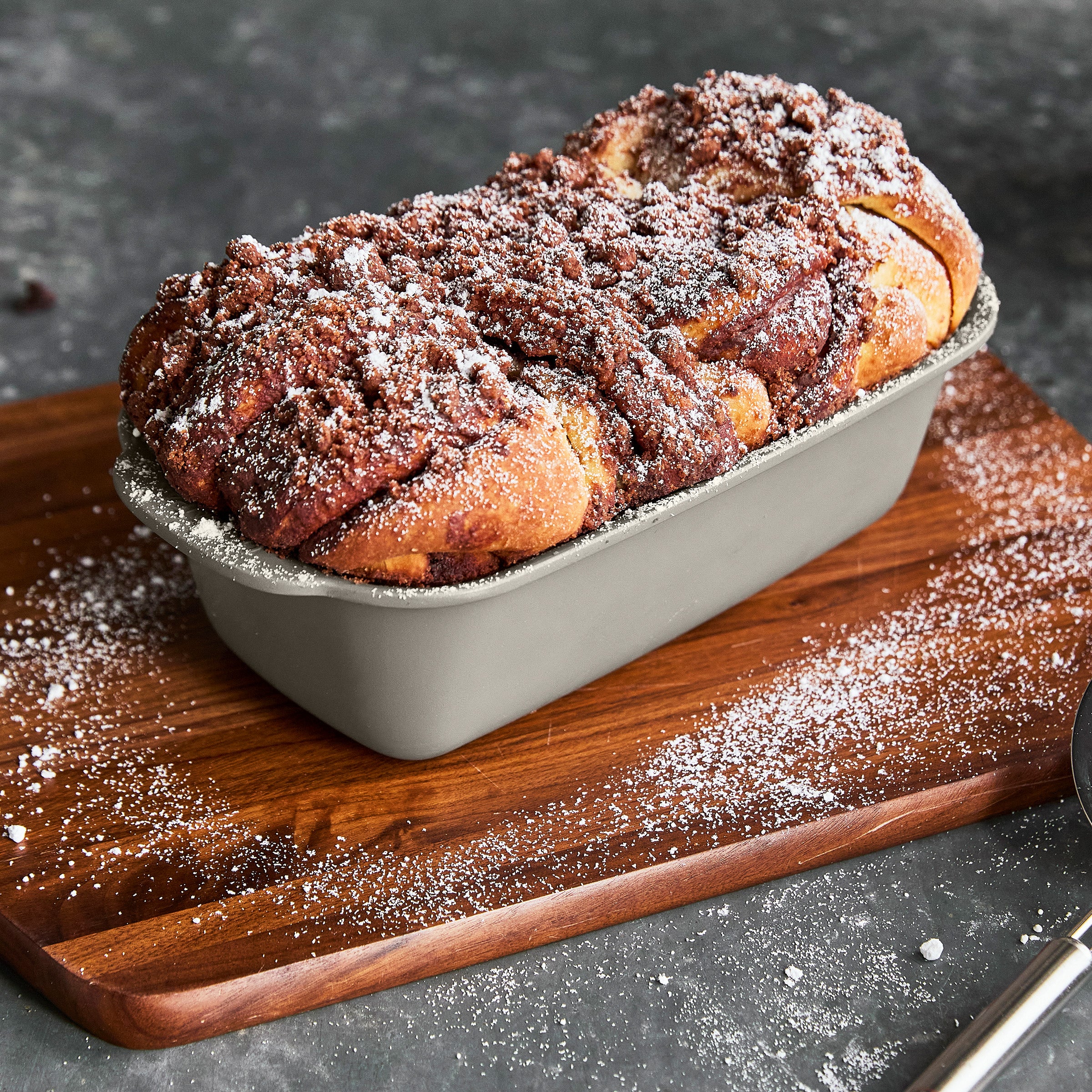 Premiere Ovenware Ceramic Nonstick 1 lb. Loaf Pan | Taupe - Image 5