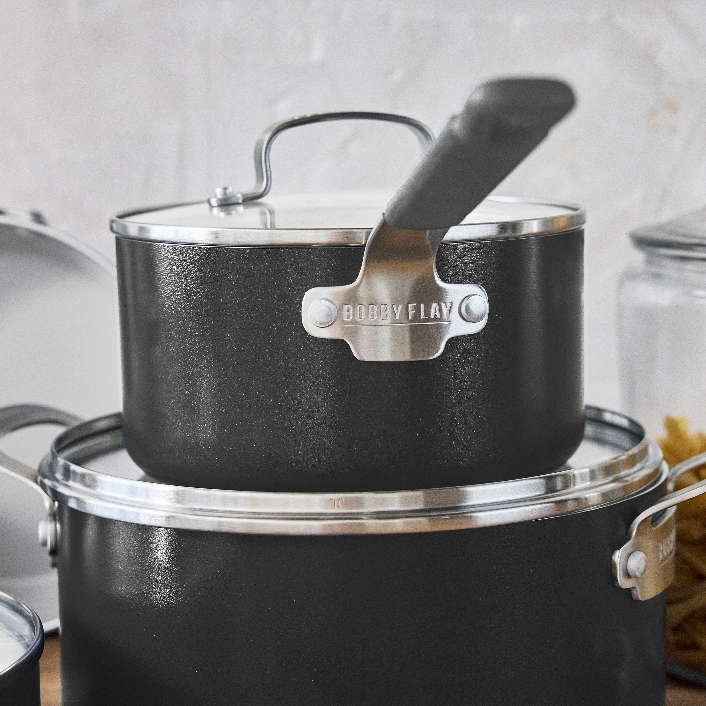 Bobby Flay by GreenPan Professional Ceramic Nonstick 16-Piece Cookware Set | Graphite - Image 6