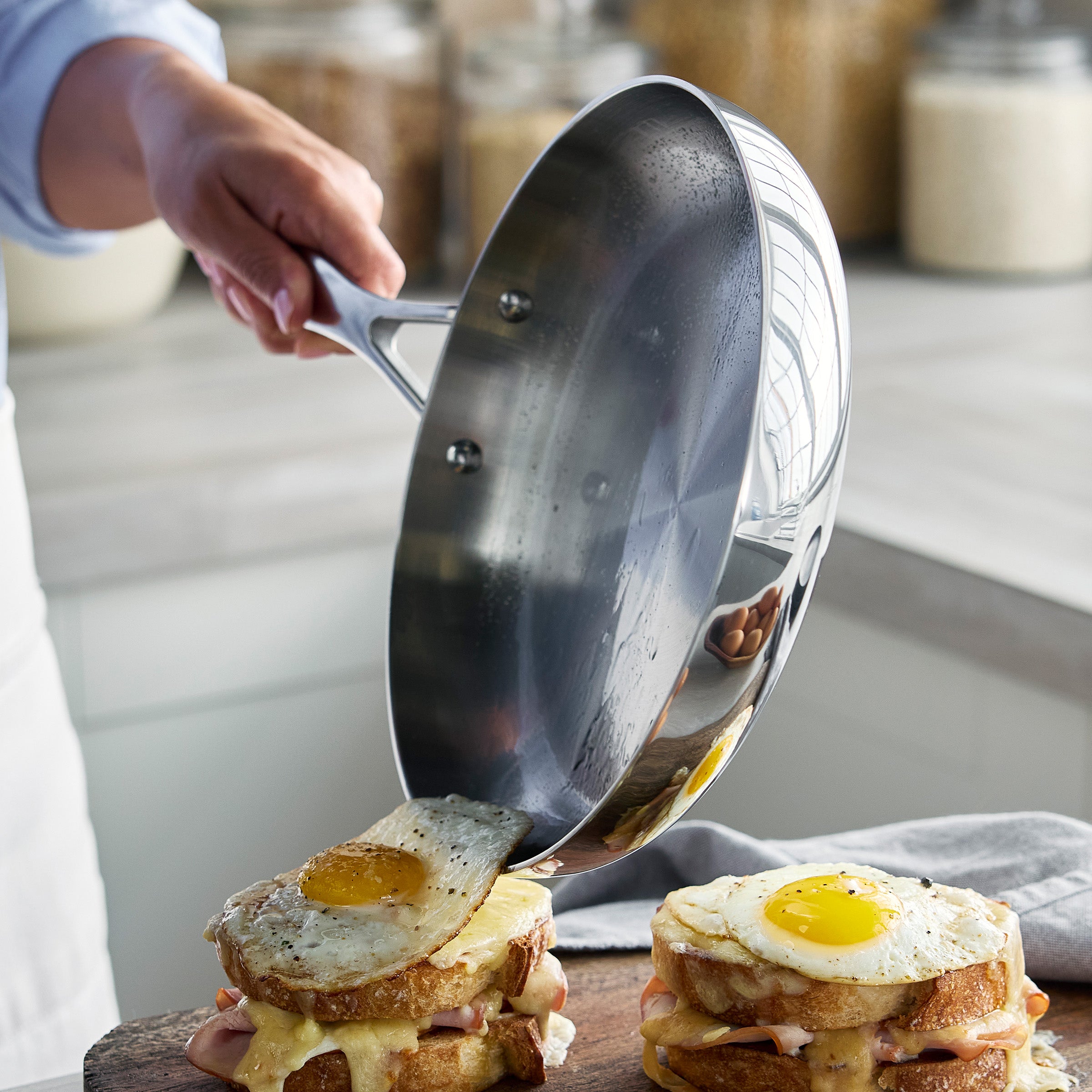 Valencia Pro Stainless Steel Uncoated 17-Piece Cookware Set - Image 5