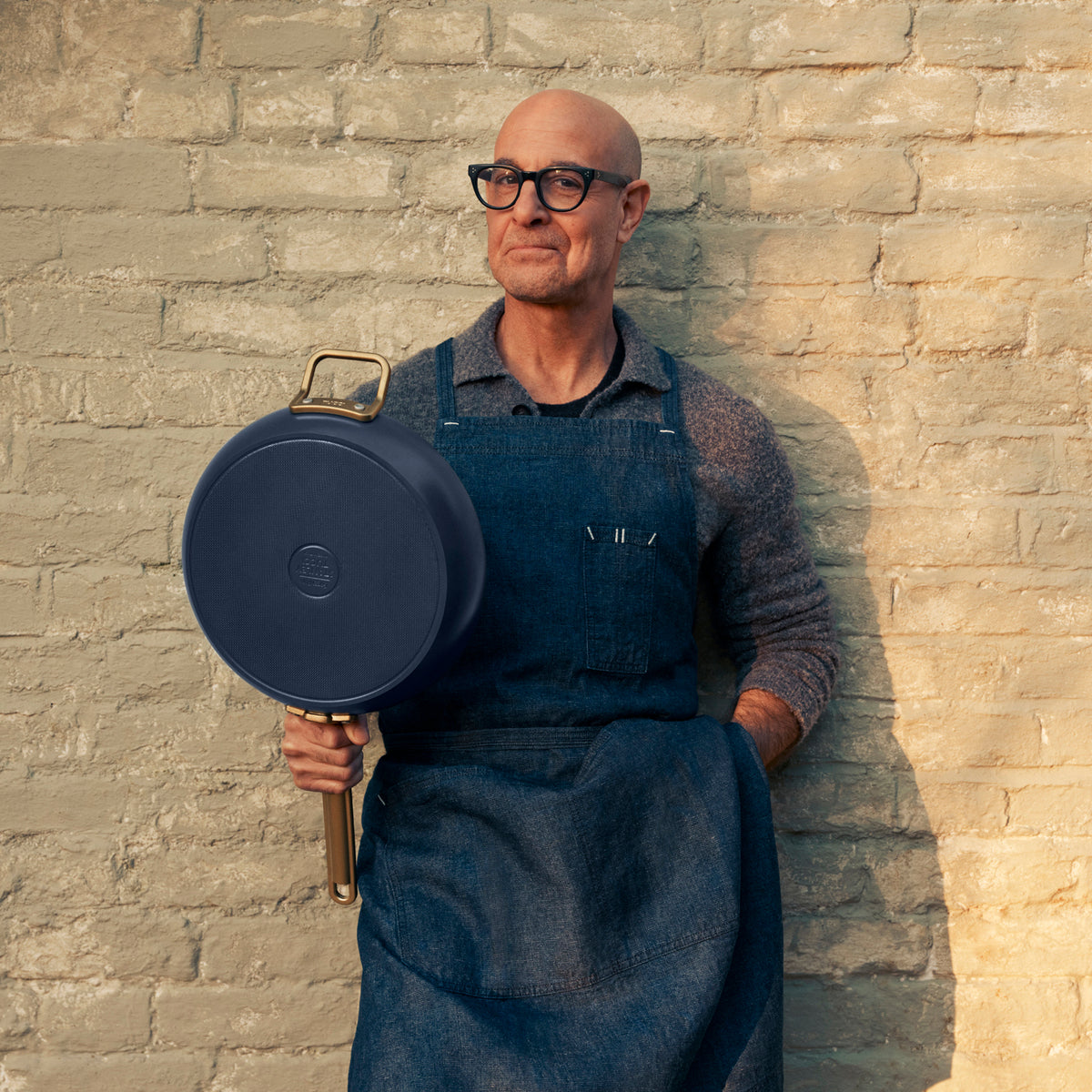Stanley Tucci™ Ceramic Nonstick 8 and 10 Frypan Set | Marino Blue - Image 8
