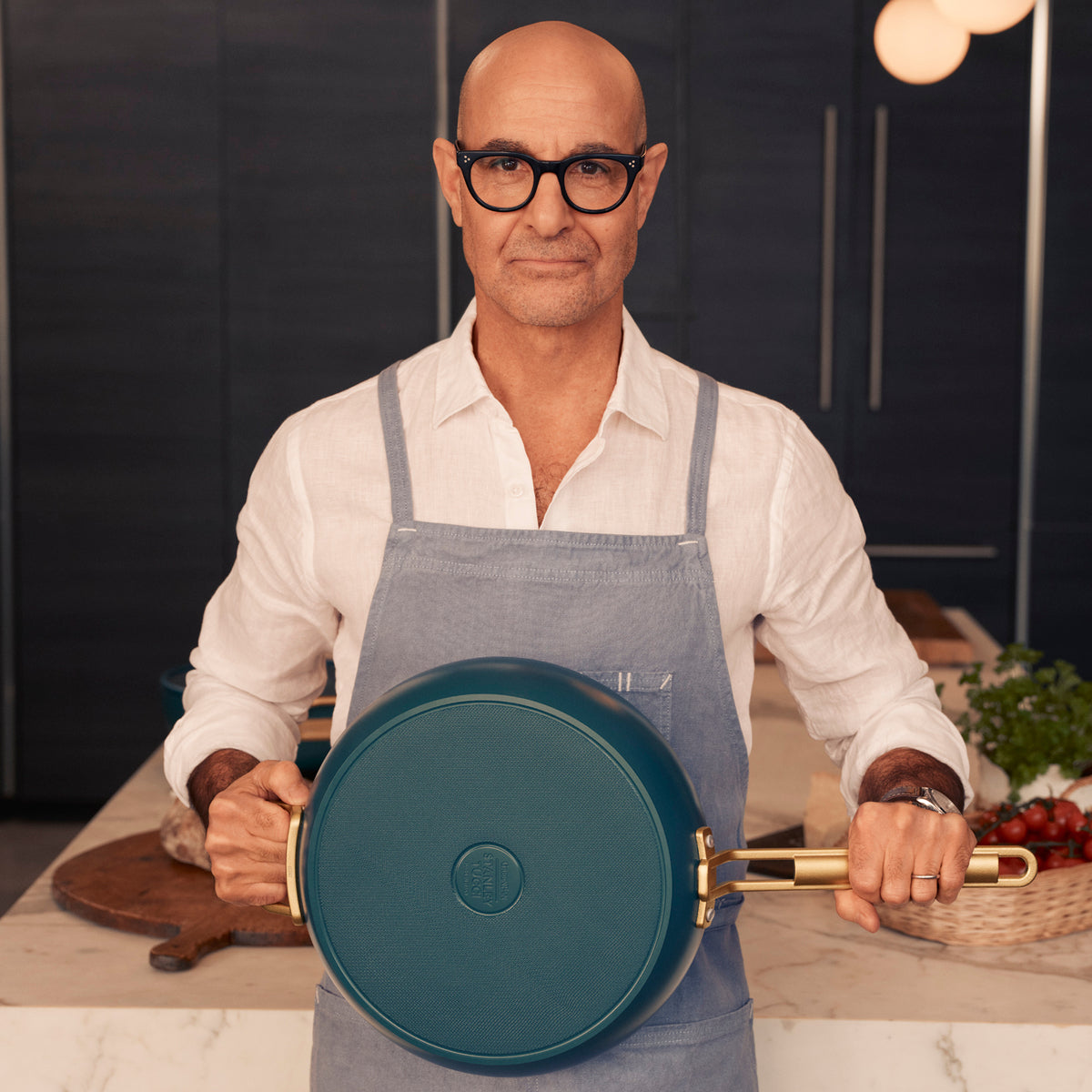 Stanley Tucci™ Ceramic Nonstick 11-Piece Cookware Set | Venetian Teal - Image 6