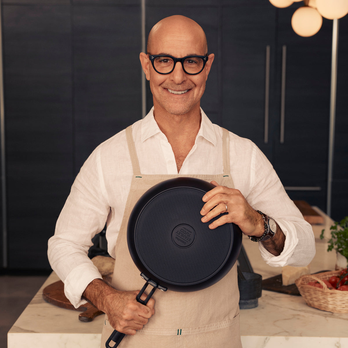 Stanley Tucci™ Ceramic Nonstick 6.5-Quart Essential Stanley Pan | Milano Black - Image 2