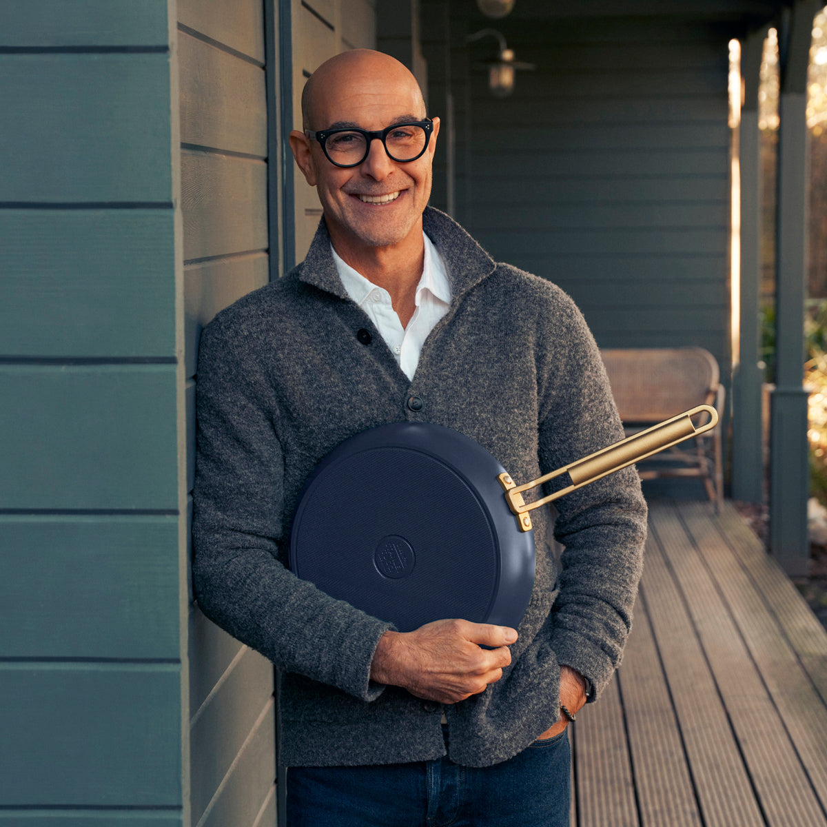 Stanley Tucci™ Ceramic Nonstick 8 Frypan | Marino Blue - Image 2