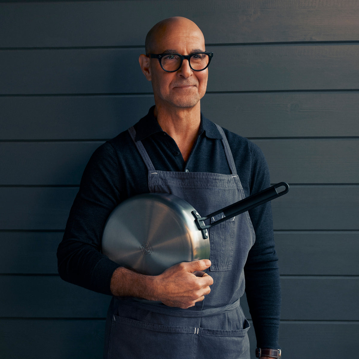 Stanley Tucci™ Stainless Steel Ceramic Nonstick 11-Piece Cookware Set | Black Handles - Image 18